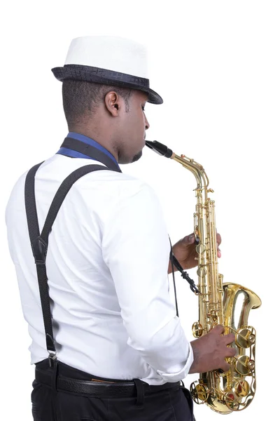 Saxophone player — Stock Photo, Image