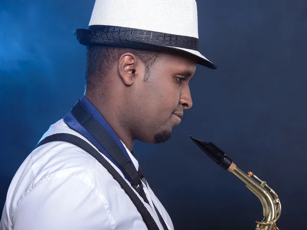 Saxophone player — Stock Photo, Image