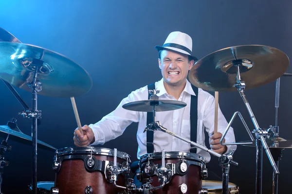 Drums player — Stock Photo, Image