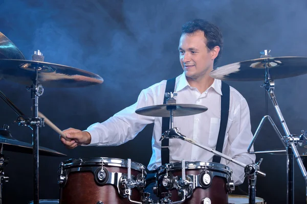 Drums player — Stock Photo, Image