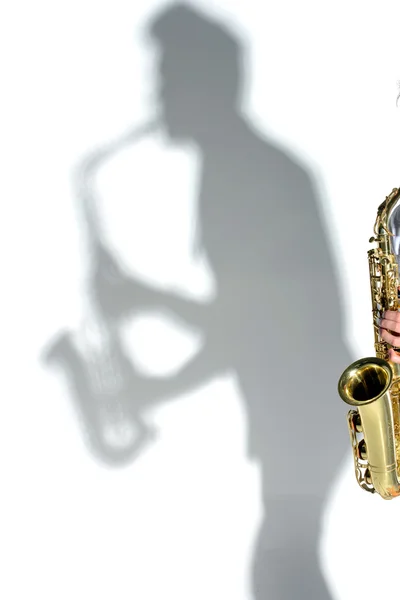 Saxophone player — Stock Photo, Image