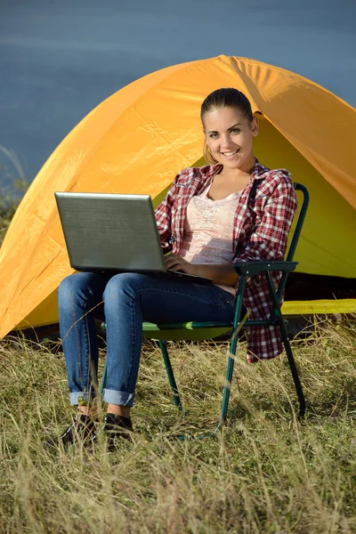 Campismo — Fotografia de Stock