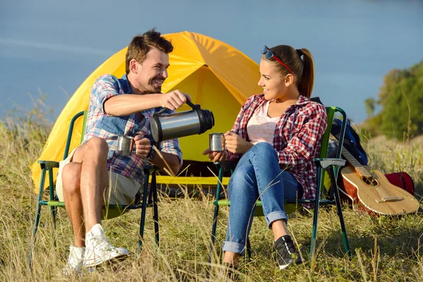 Camping — Stockfoto