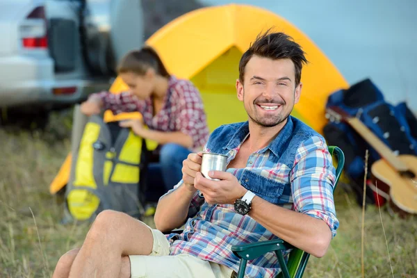 Camping — Stockfoto