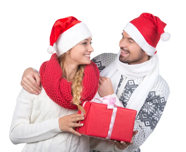 Christmas couple — Stock Photo, Image