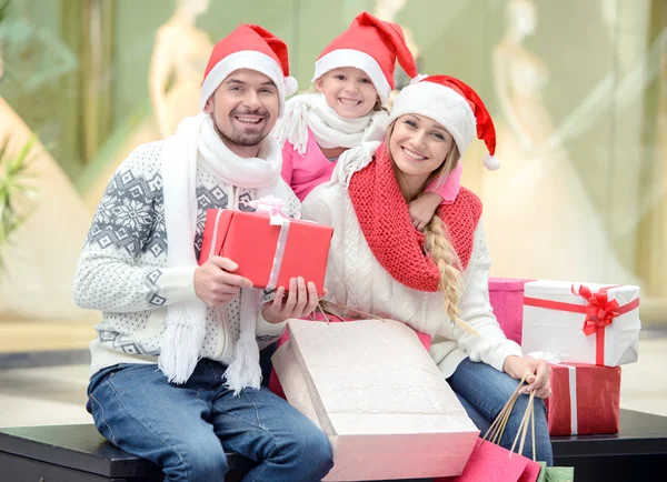 Jul familj — Stockfoto