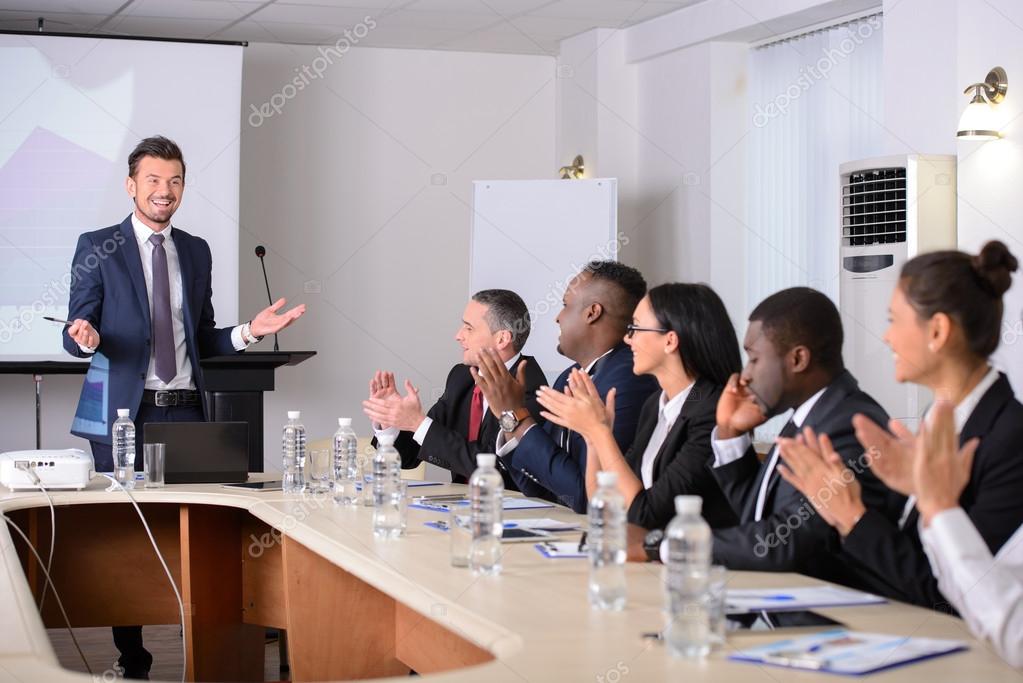 Business conference — Stock Photo © vadimphoto1@gmail.com #57621771