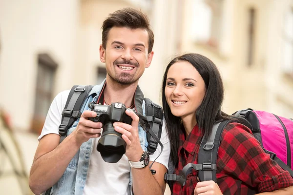 Toeristen — Stockfoto