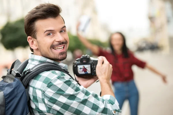 Turistas — Fotografia de Stock