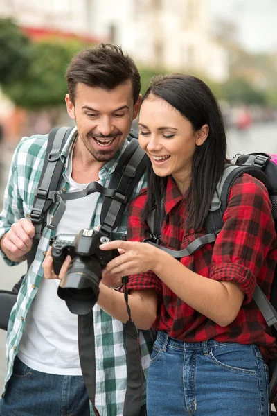 Touristen — Stockfoto