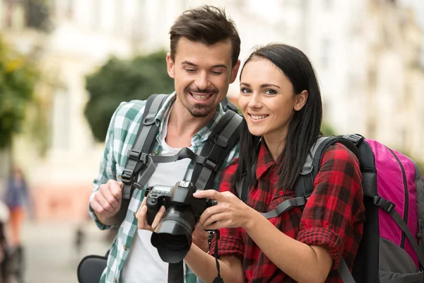 Touristen — Stockfoto