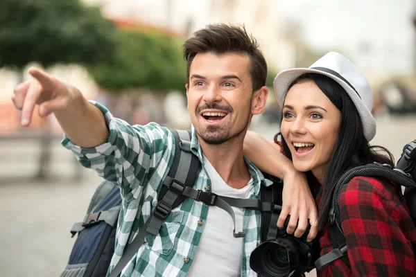 Turistas — Foto de Stock