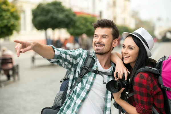 Toeristen — Stockfoto