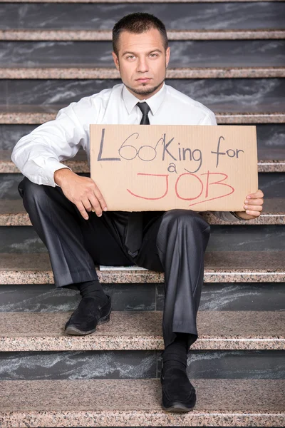 Op zoek naar een baan — Stockfoto