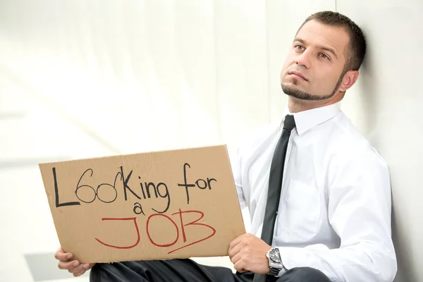Op zoek naar een baan — Stockfoto