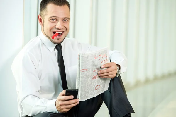 Procurando um emprego — Fotografia de Stock