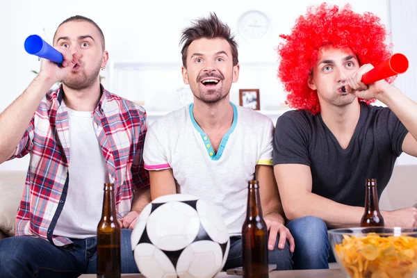 Football fans — Stock Photo, Image