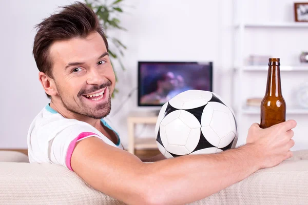 Football fans — Stock Photo, Image