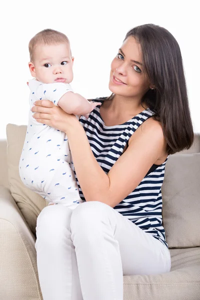 Maminka a děťátko — Stock fotografie