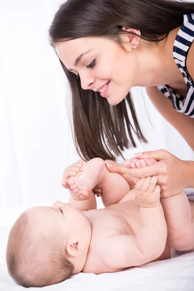 Mamma och baby — Stockfoto