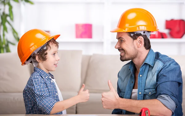 Padre e figlio — Foto Stock