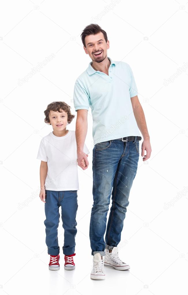 Father and son