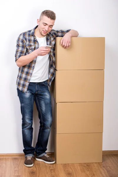 Verhuizen naar huis — Stockfoto