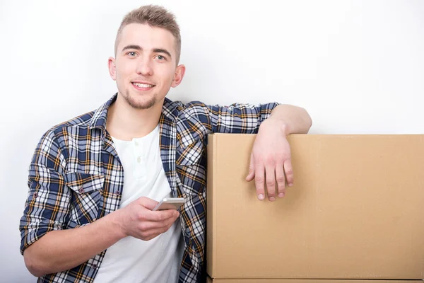 Verhuizen naar huis — Stockfoto