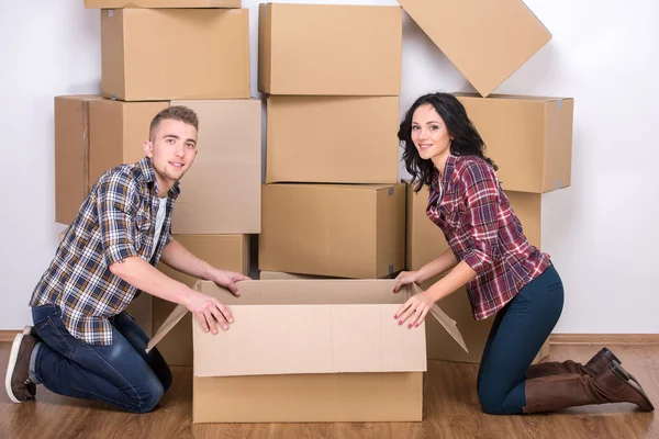 Mudar para casa — Fotografia de Stock