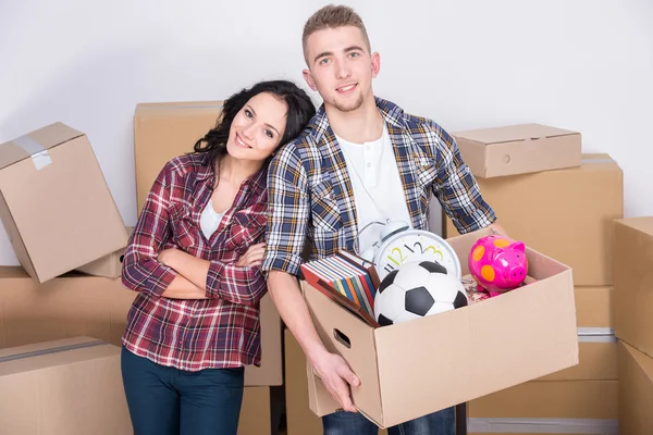 Mudar para casa — Fotografia de Stock