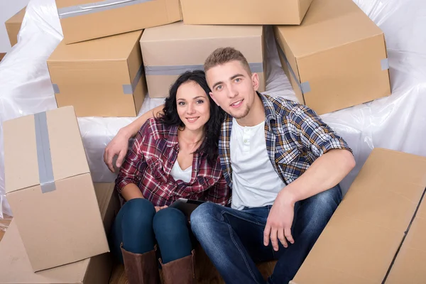 Mudar para casa — Fotografia de Stock