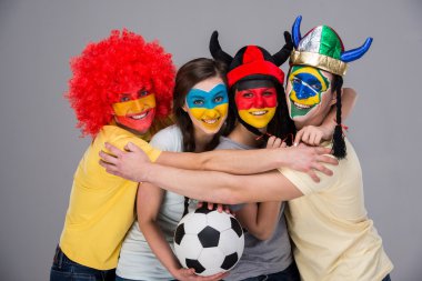 Yüz sanat. Bayraklar.