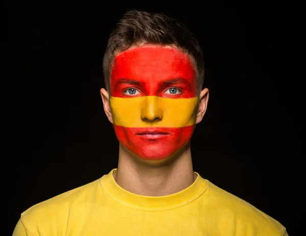 Face art. Flags. — Stock Photo, Image