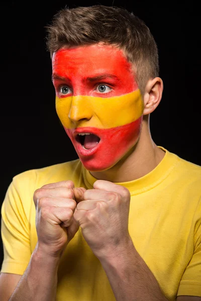 Face art. Flags. — Stock Photo, Image