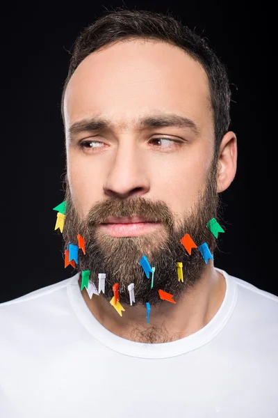 Hombre barbudo —  Fotos de Stock