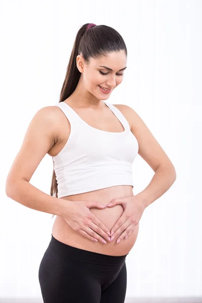 Mujer embarazada. —  Fotos de Stock