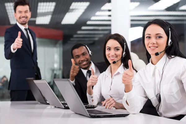 Call center — Stock Photo, Image