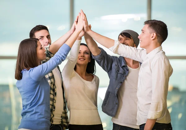 Støttegruppe – stockfoto