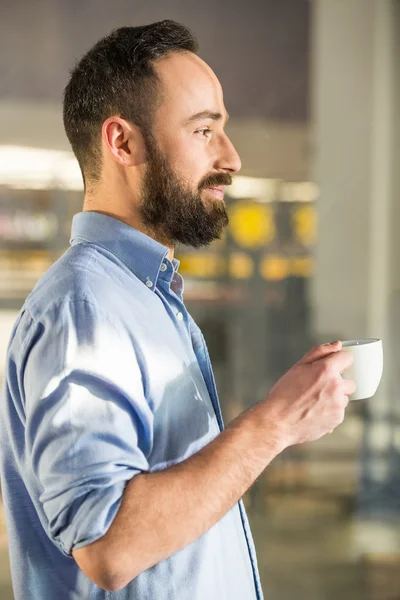Hombre con café —  Fotos de Stock