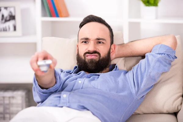 Man at home. — Stock Photo, Image