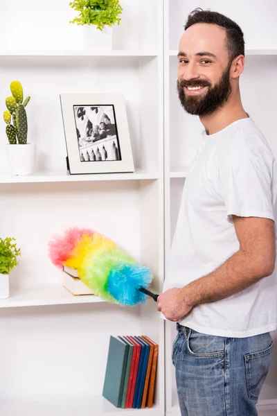 Hombre en casa . — Foto de Stock