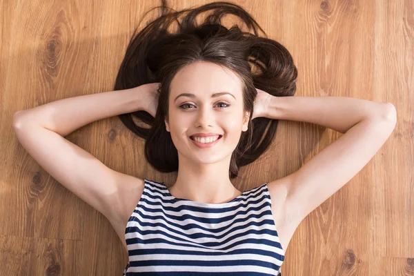 Mooie vrouw. — Stockfoto