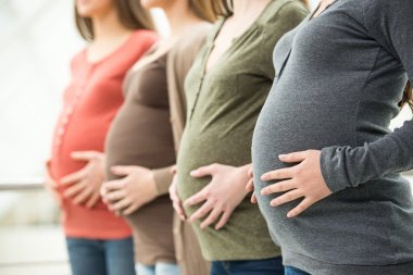 Pregnant women clipart