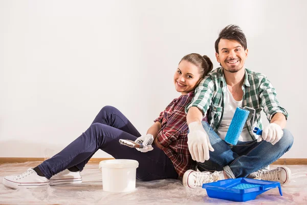 Haus reparieren — Stockfoto