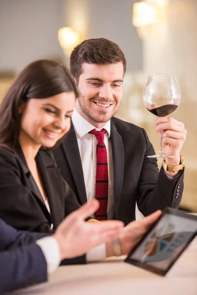 Geschäftsessen — Stockfoto