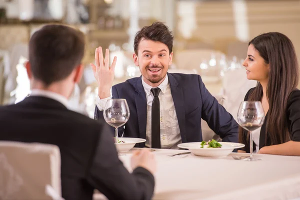 Affärslunch — Stockfoto