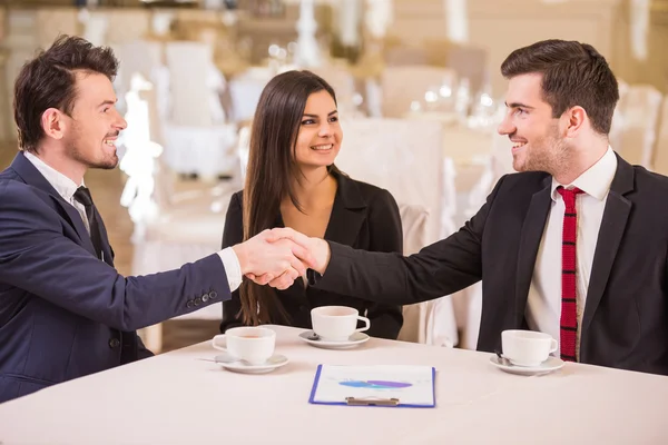 Pranzo di lavoro — Foto Stock