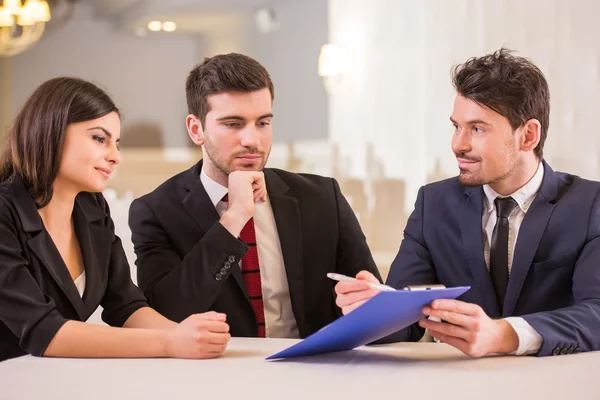 Geschäftsessen — Stockfoto