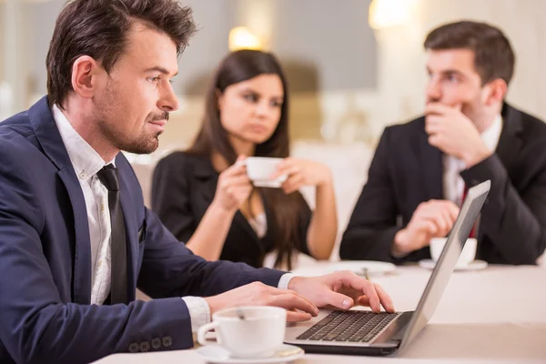 Pranzo di lavoro — Foto Stock