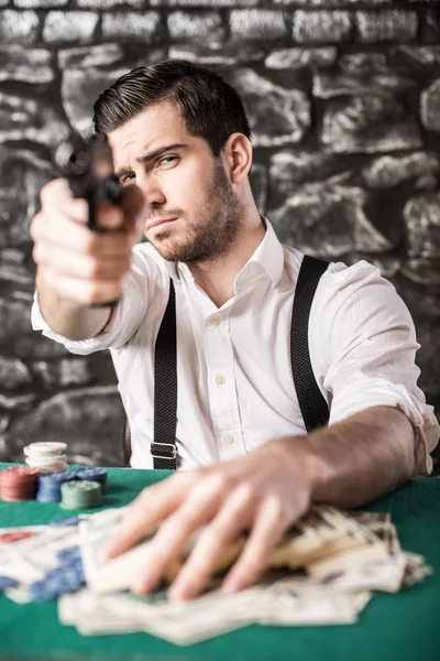 Gangster. Poker. — Foto Stock